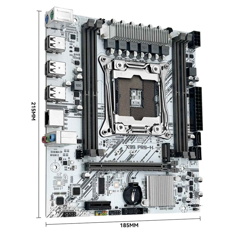 Kit Completo MACHINIST X99 PR9-H Branco - Xeon E5 V4 e Memória DDR4