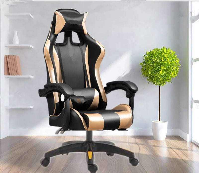 Cadeira Gamer Ergonômica com Apoio Lombar e Rodízios