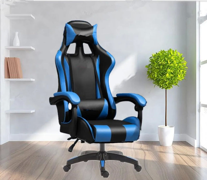 Cadeira Gamer Ergonômica com Apoio Lombar e Rodízios
