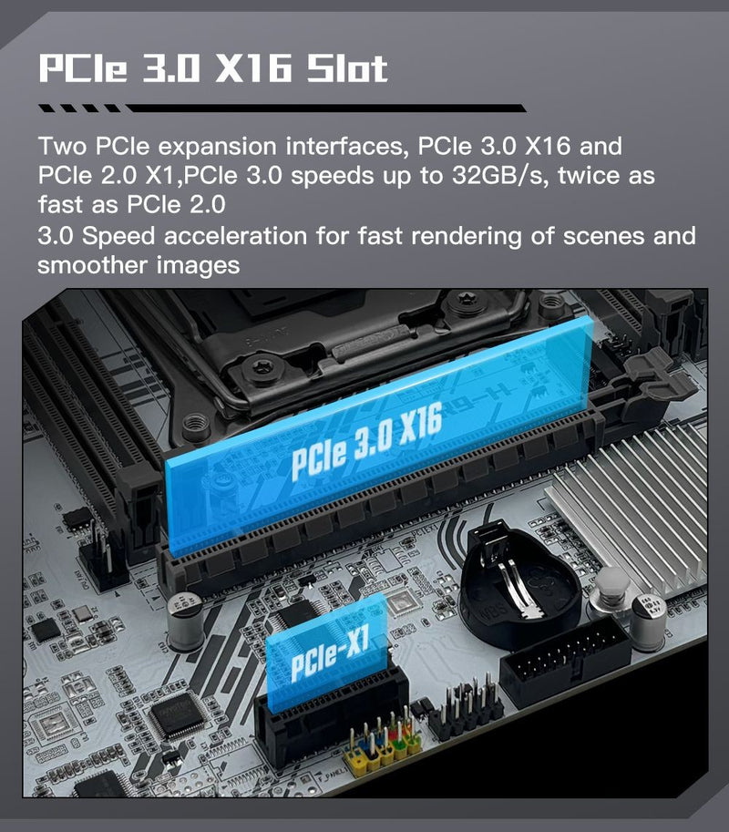 Kit Completo MACHINIST X99 PR9-H Branco - Xeon E5 V4 e Memória DDR4