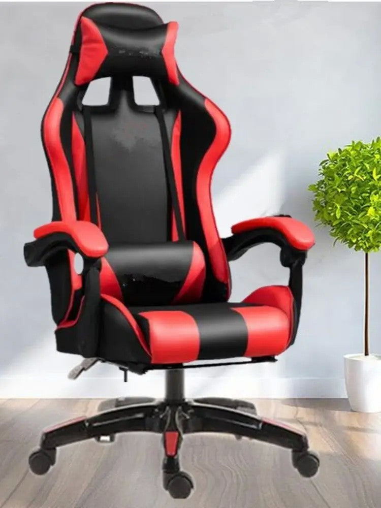 Cadeira Gamer Ergonômica com Apoio Lombar e Rodízios