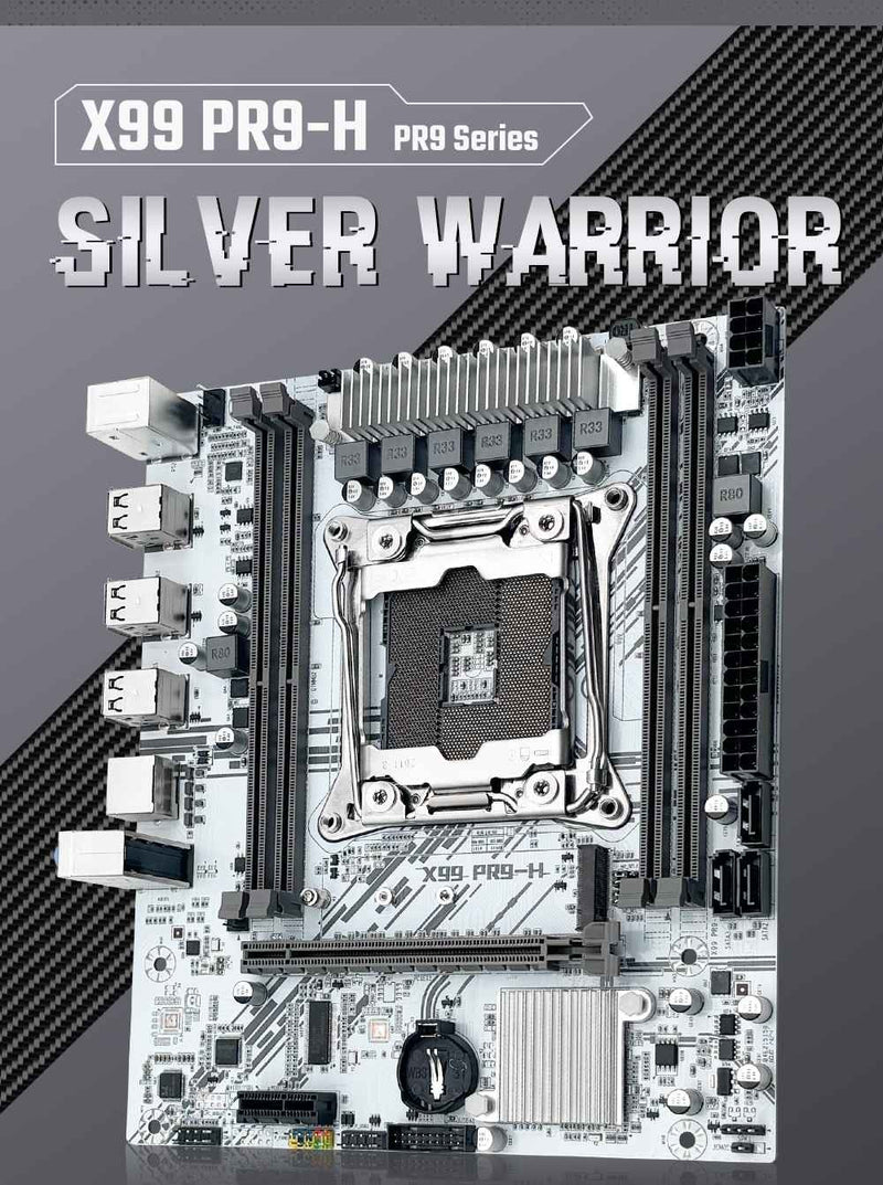 Kit Completo MACHINIST X99 PR9-H Branco - Xeon E5 V4 e Memória DDR4