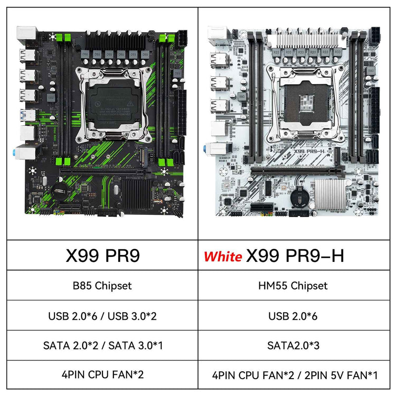 Kit Completo MACHINIST X99 PR9-H Branco - Xeon E5 V4 e Memória DDR4