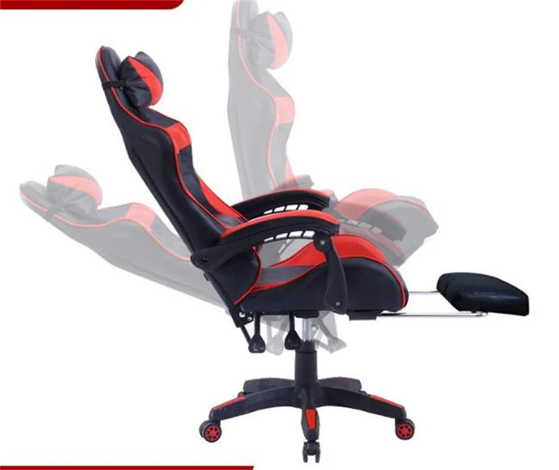 Cadeira Gamer Ergonômica com Apoio Lombar e Rodízios